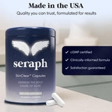 Seraph etiqueta nutricional enfocada y clara para transparencia