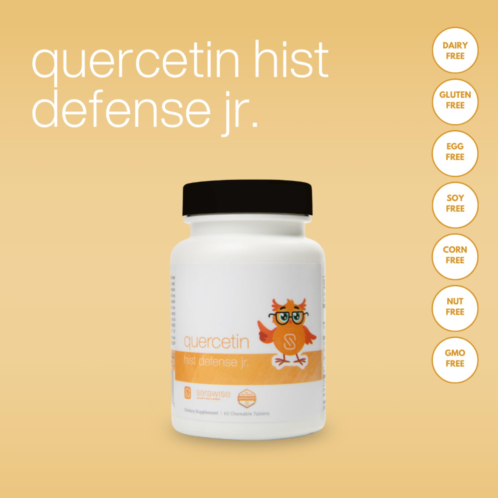 Serawise ingredientes clave quercetina y ortiga para soporte natural