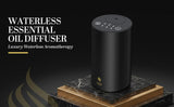 Difusor Sereneflow en dormitorio creando atmósfera tranquila para dormir