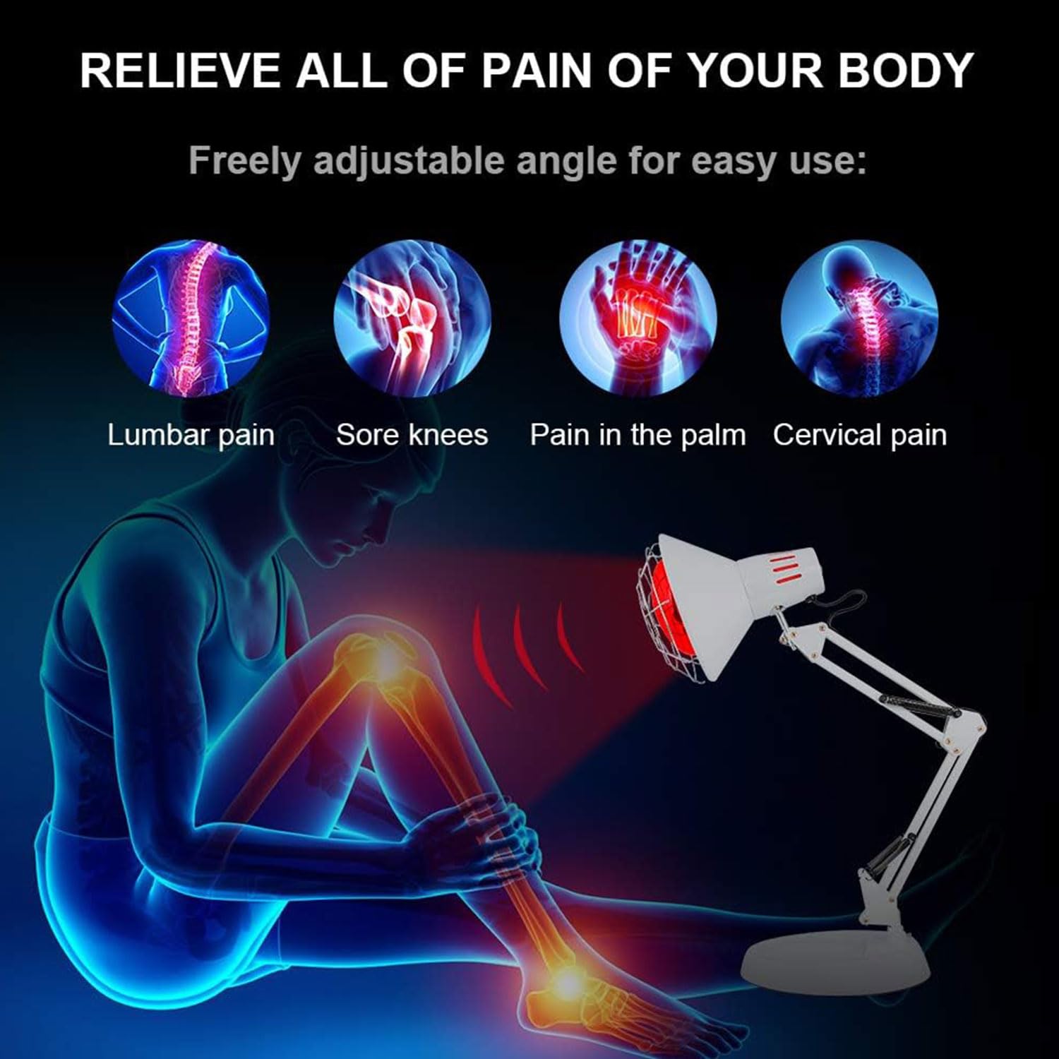 Serfory cuello ajustable 360 grados para direccionar luz