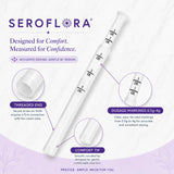 SEROVERA marcas impresas de dosificación visibles en aplicador, medición precisa