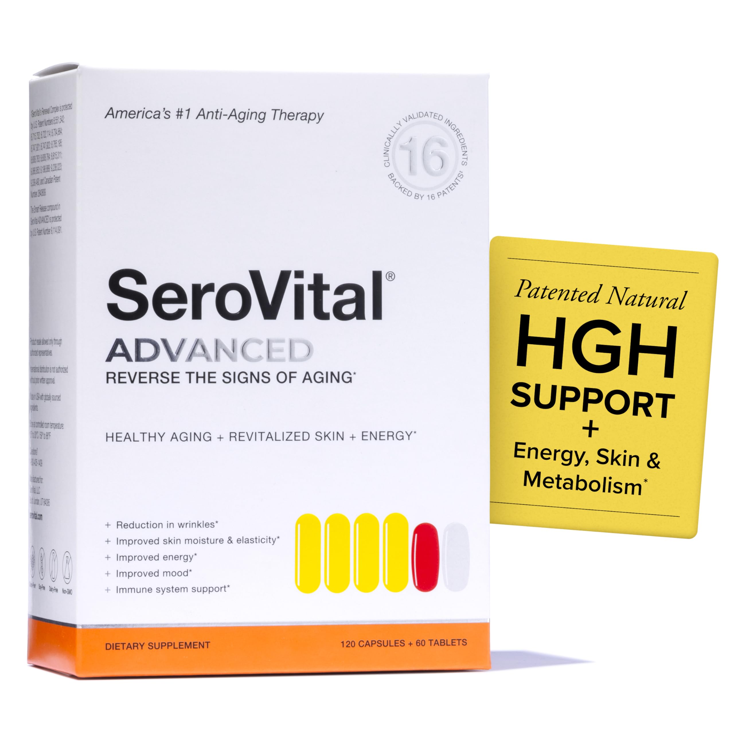 Serovital empaque frontal mostrando presentación de 30 servicios y claridad de uso