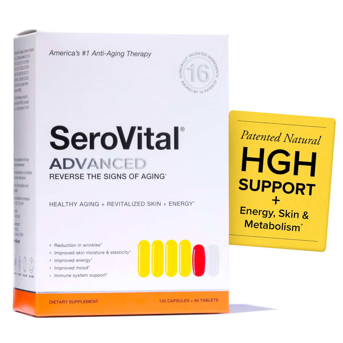 Serovital empaque frontal mostrando presentación de 30 servicios y claridad de uso