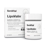 Serovital LipoValin frente del empaque mostrando presentación de 30 unidades y conveniencia