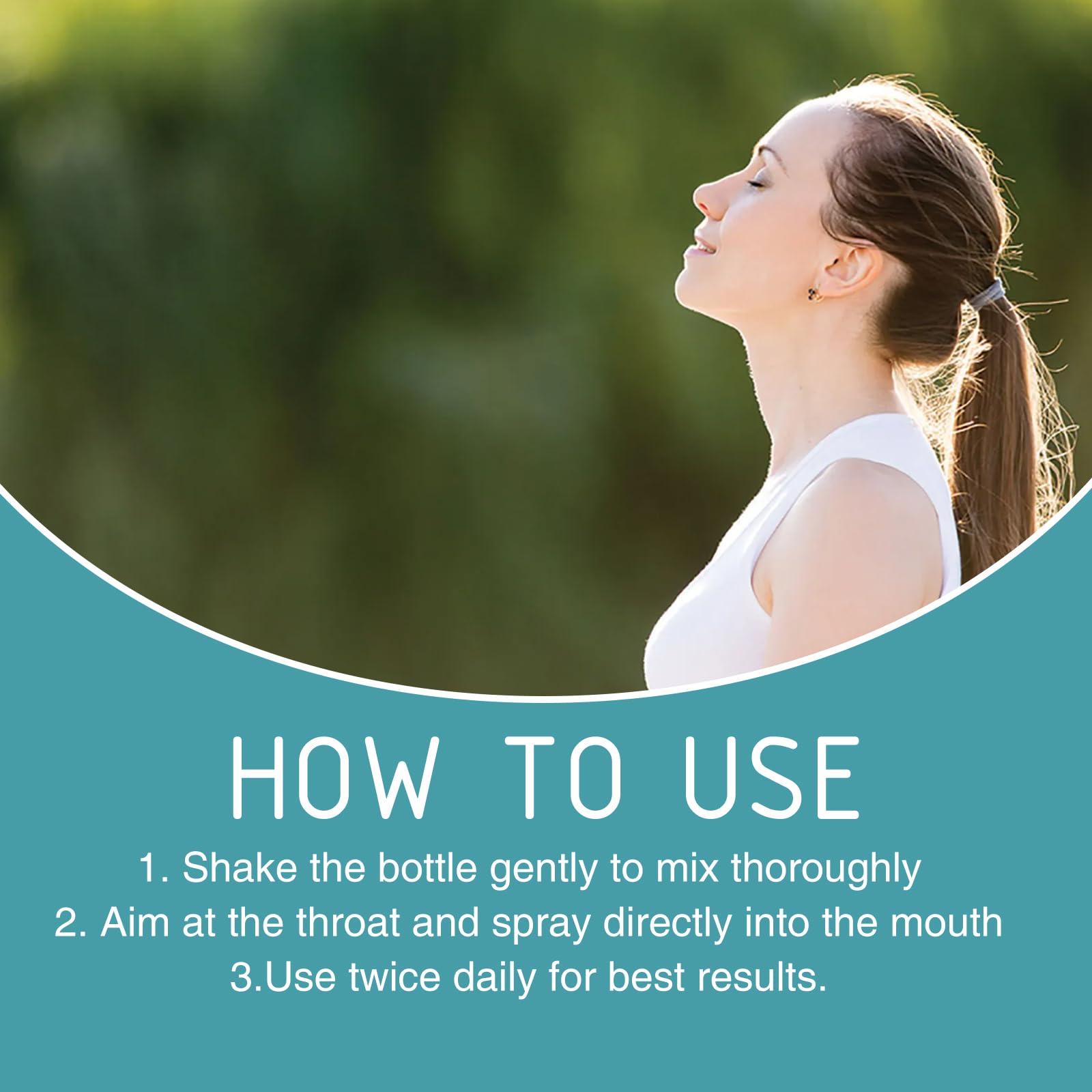 Etiqueta de ingredientes del spray Setymoy con lista legible y transparente