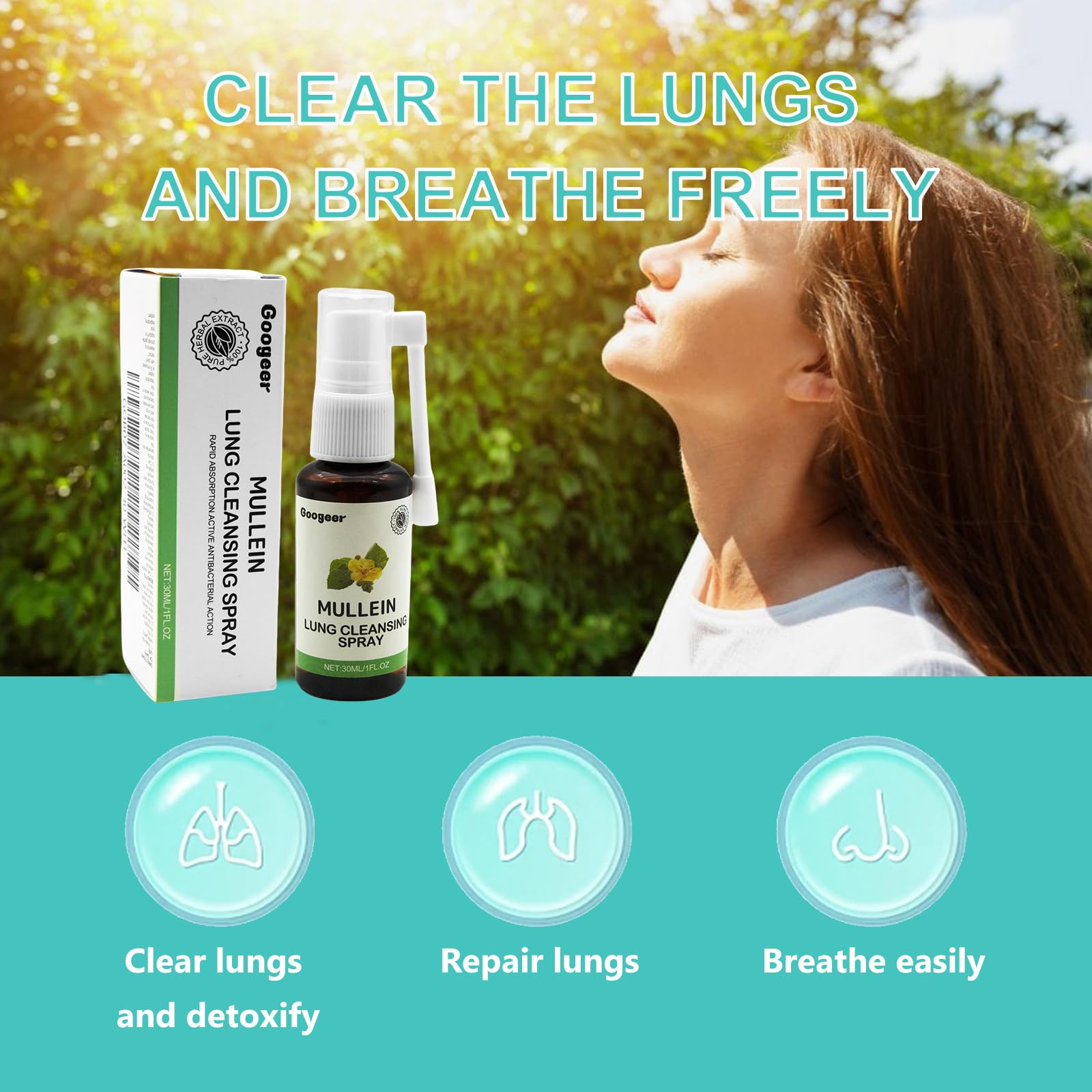 Hojas de mullein y frasco Setymoy, subraya origen herbal del producto