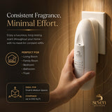 Seven Aromas etiqueta con información de seguridad y uso responsable