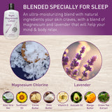 Seven Minerals envase 8 fl oz en comparación de tamaño y conveniencia