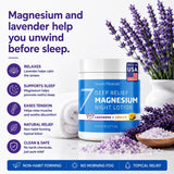 Etiqueta de Seven Minerals con lista de ingredientes naturales y beneficios visibles