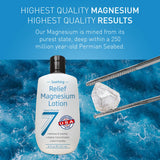 Seven Minerals: manos masajeando para mejorar absorción y suavidad