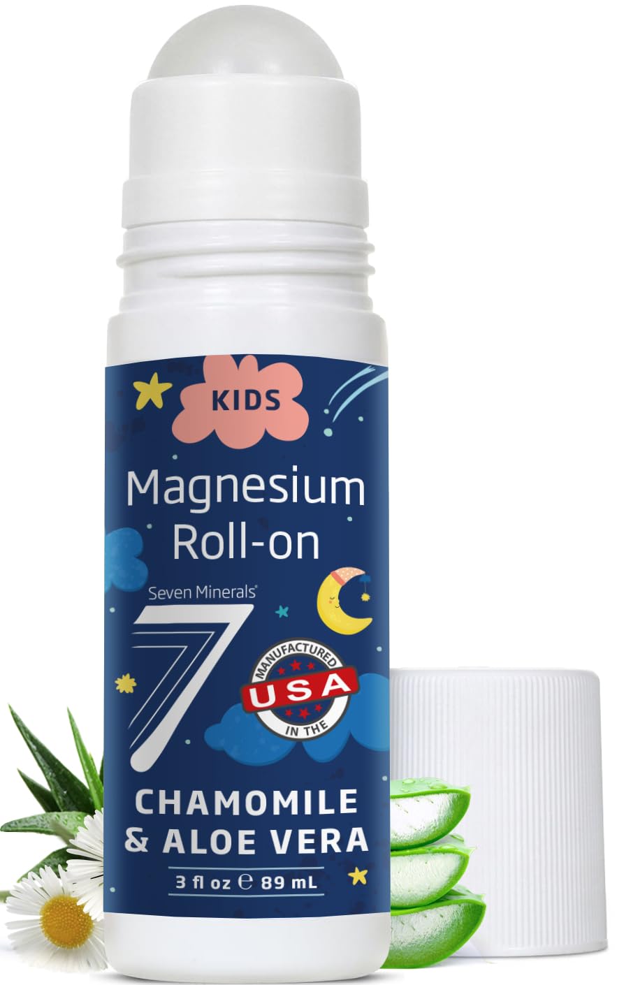 Seven Minerals roll on frontal botella mostrando etiquetado claro y tamaño
