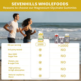 Close-up de la textura de las gomitas Sevenhills Wholefoods que destaca suavidad y sabor