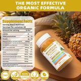 Comparación de tamaño de las 60 gomitas Sevenhills Wholefoods para evaluar dosis visualmente