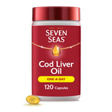 Sevenseas envase frontal 120 cápsulas muestra el producto y su practicidad