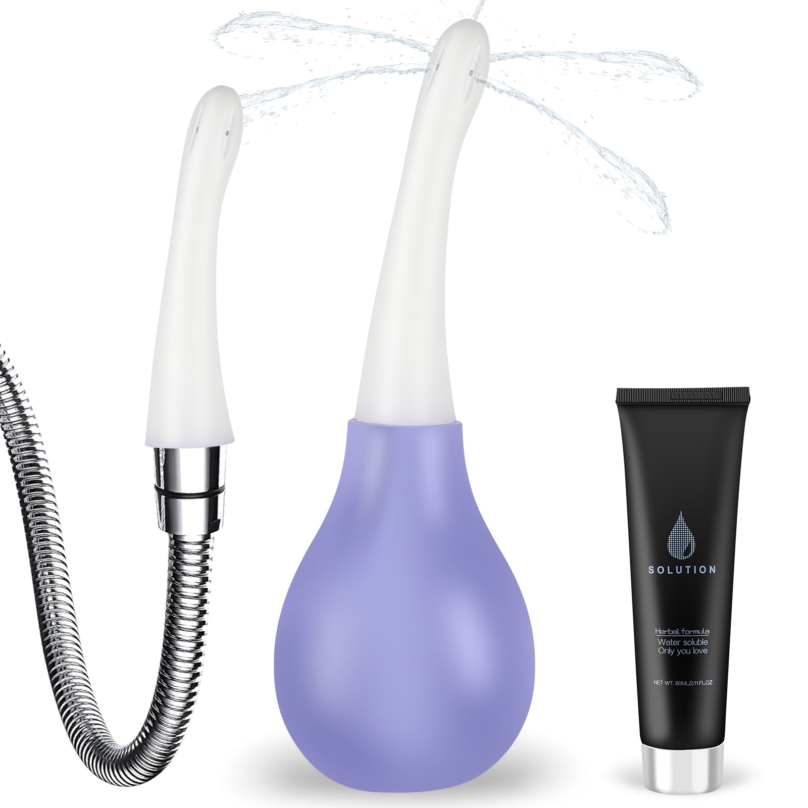 SewXew pera enema frontal mostrando diseño compacto y fácil manejo