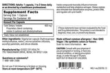 SFI Health etiqueta nutricional legible que muestra ingredientes y pureza