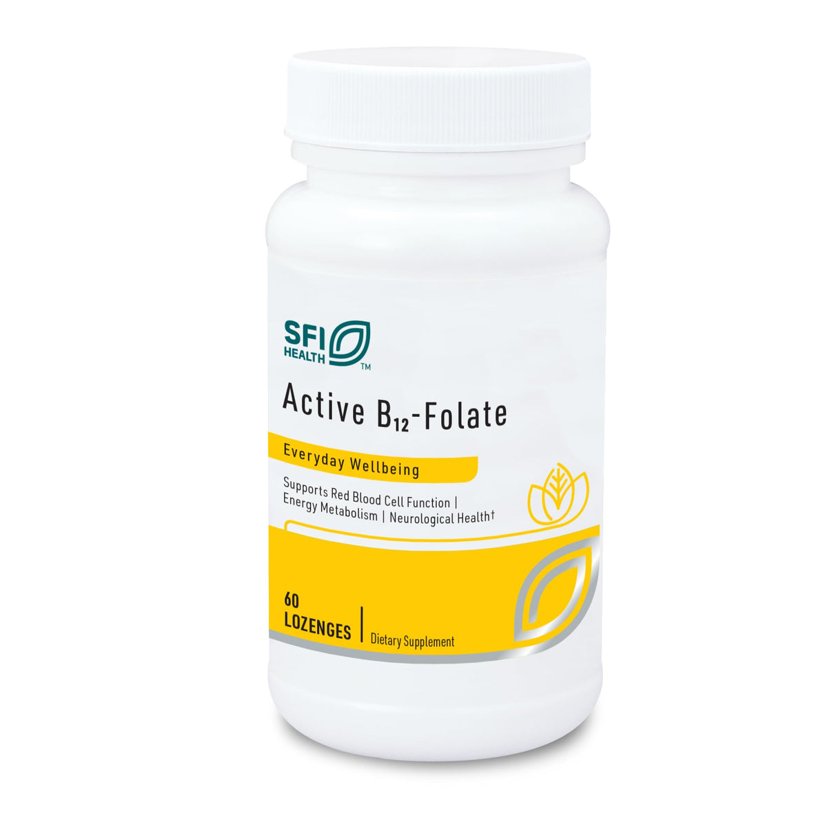 SFI Health Klaire Labs envase frontal y etiqueta clara para identificar fórmula