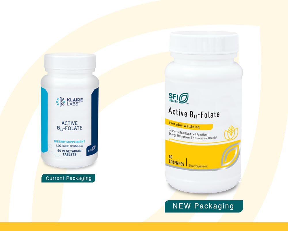 SFI Health Klaire Labs primer plano de pastilla disoluble mostrando textura útil
