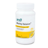 SFI Health Methyl Balance frasco frontal mostrando la etiqueta y beneficio de formulación activa