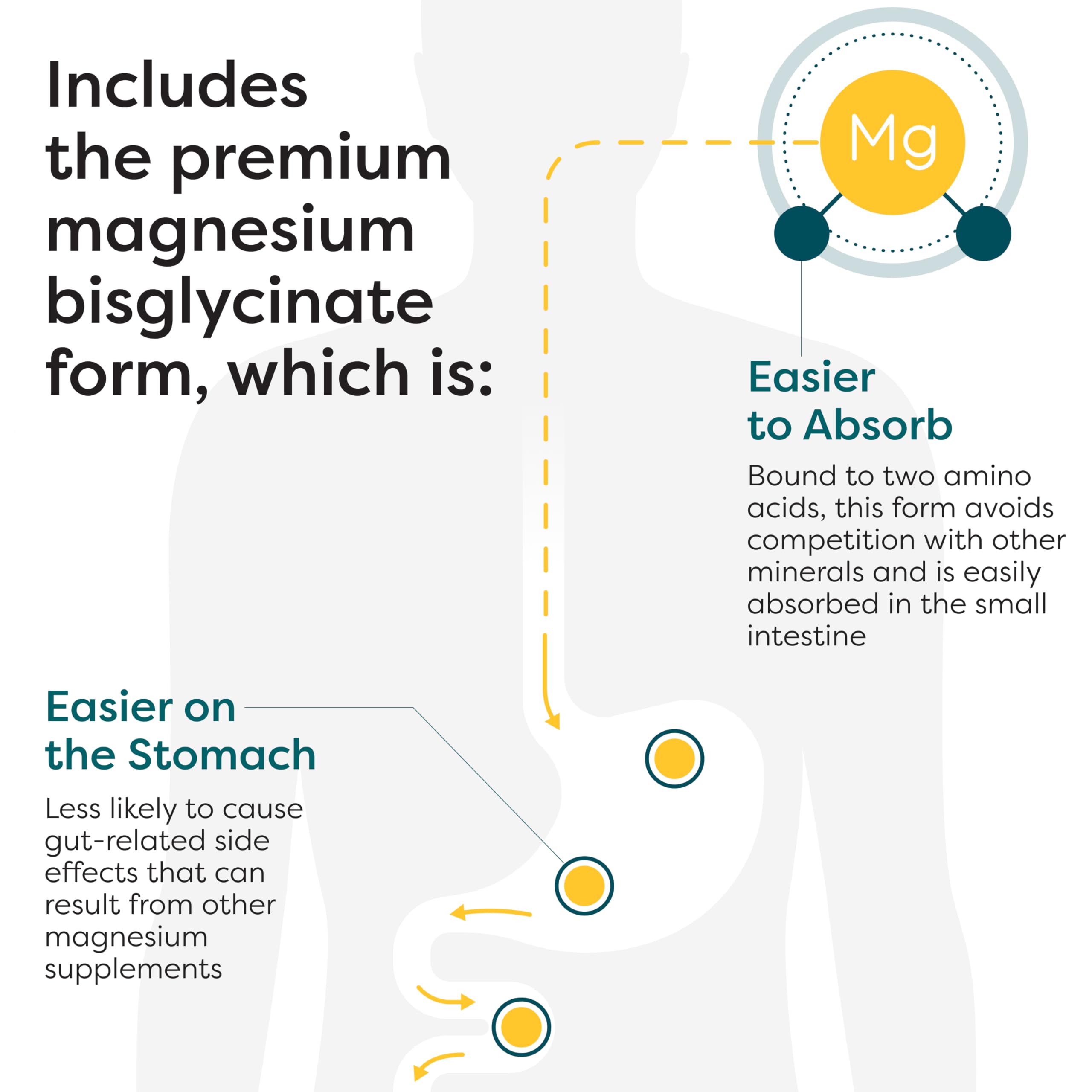 SFI Health textura del polvo de magnesio muestra pureza y mezcla homogénea para absorción