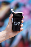 Shake Shot detalle de la tapa con flip-cap que mantiene limpia la boquilla