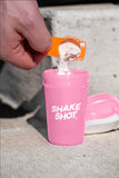 Shake Shot vista interior que muestra superficie lisa y fácil limpieza