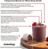 Shakeology batido en vaso con hielo listo para beber y delicioso