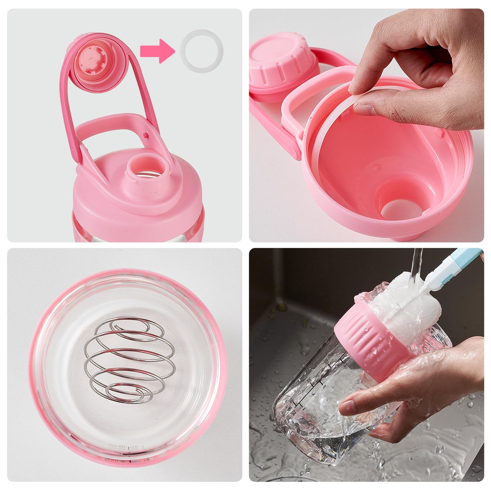 ShakeXpert cepillo de limpieza con escala, mantenimiento fácil