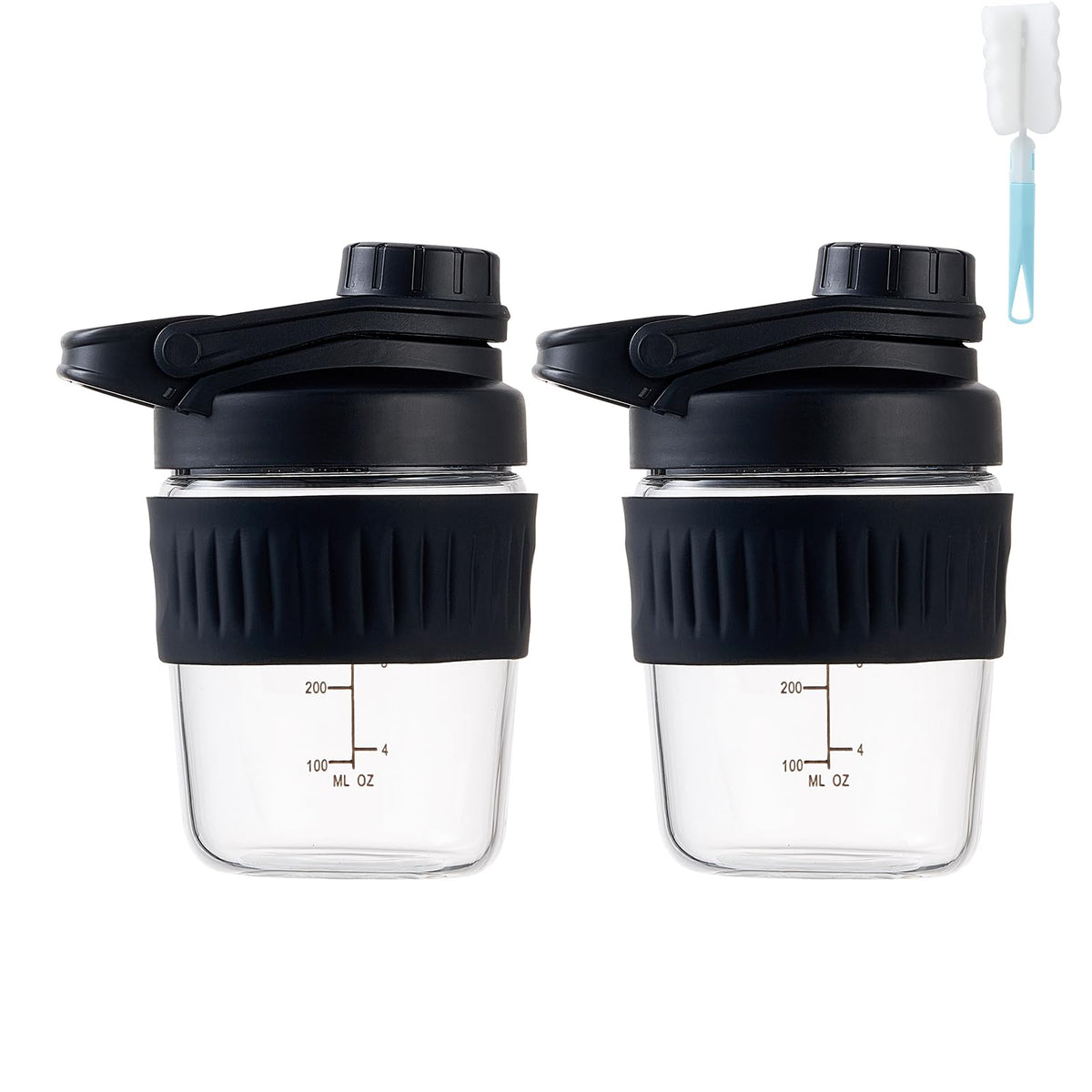 ShakeXpert vista frontal del pack de dos botellas, ideal para llevar y compartir