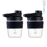 ShakeXpert vista frontal del pack de dos botellas, ideal para llevar y compartir