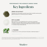 Shaklee en uso antes de entrenar, muestra energía y enfoque durante ejercicio