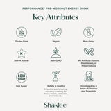 Shaklee ingredientes resaltados: beta-alanina y cafeína de té verde, apoyo al rendimiento