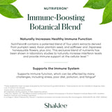Shaklee NutriFeron primer plano del caplet que muestra textura y calidad