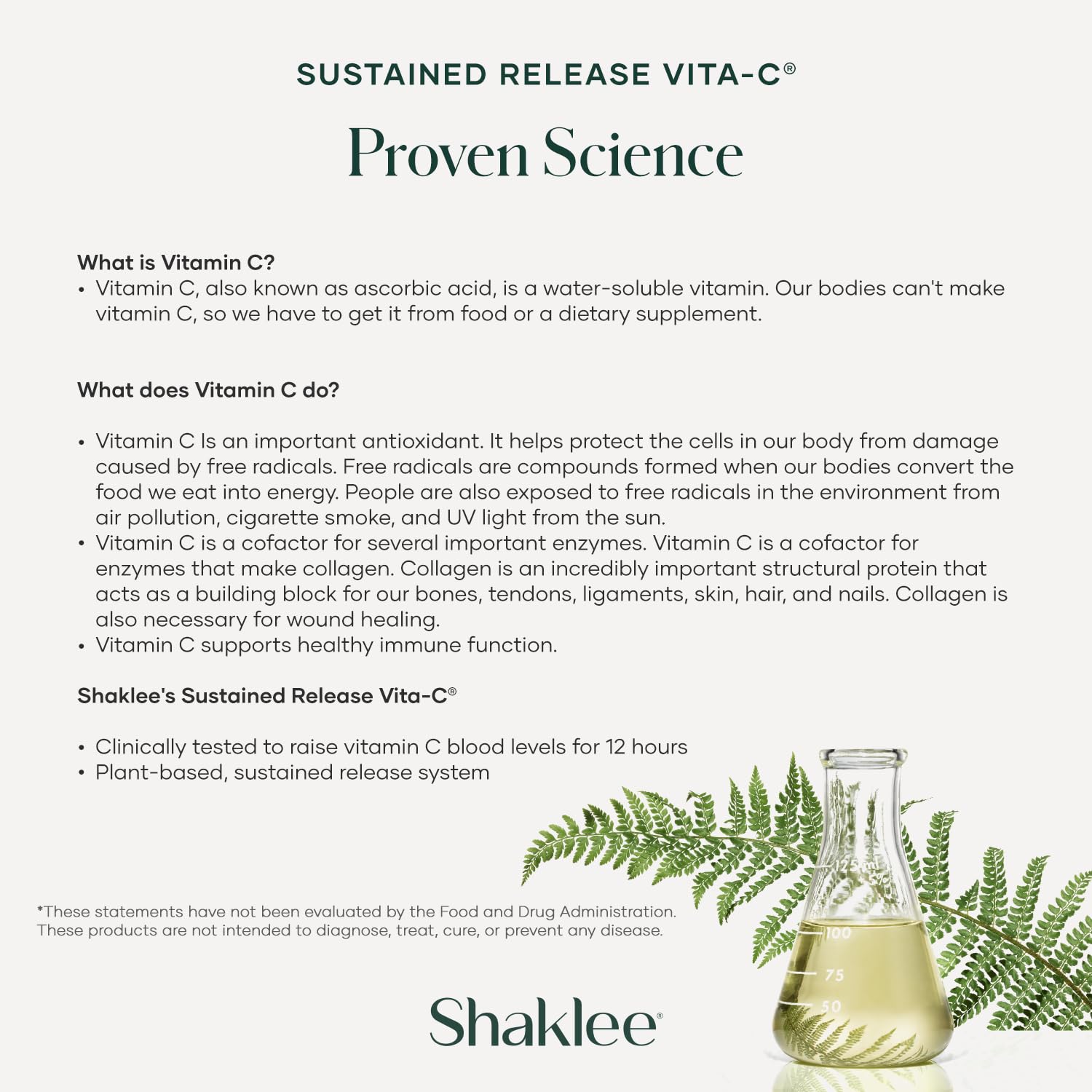 Shaklee etiqueta con información nutricional clara y reciclaje