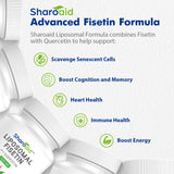 Sharoaid caja con etiqueta de ingredientes, transparencia y confianza