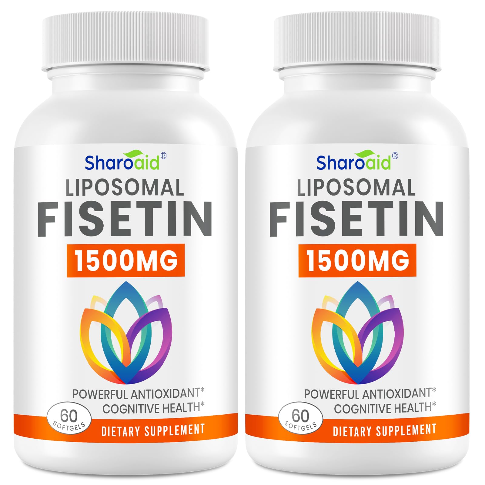 Sharoaid frasco delante mostrando etiqueta clara y beneficio antioxidante