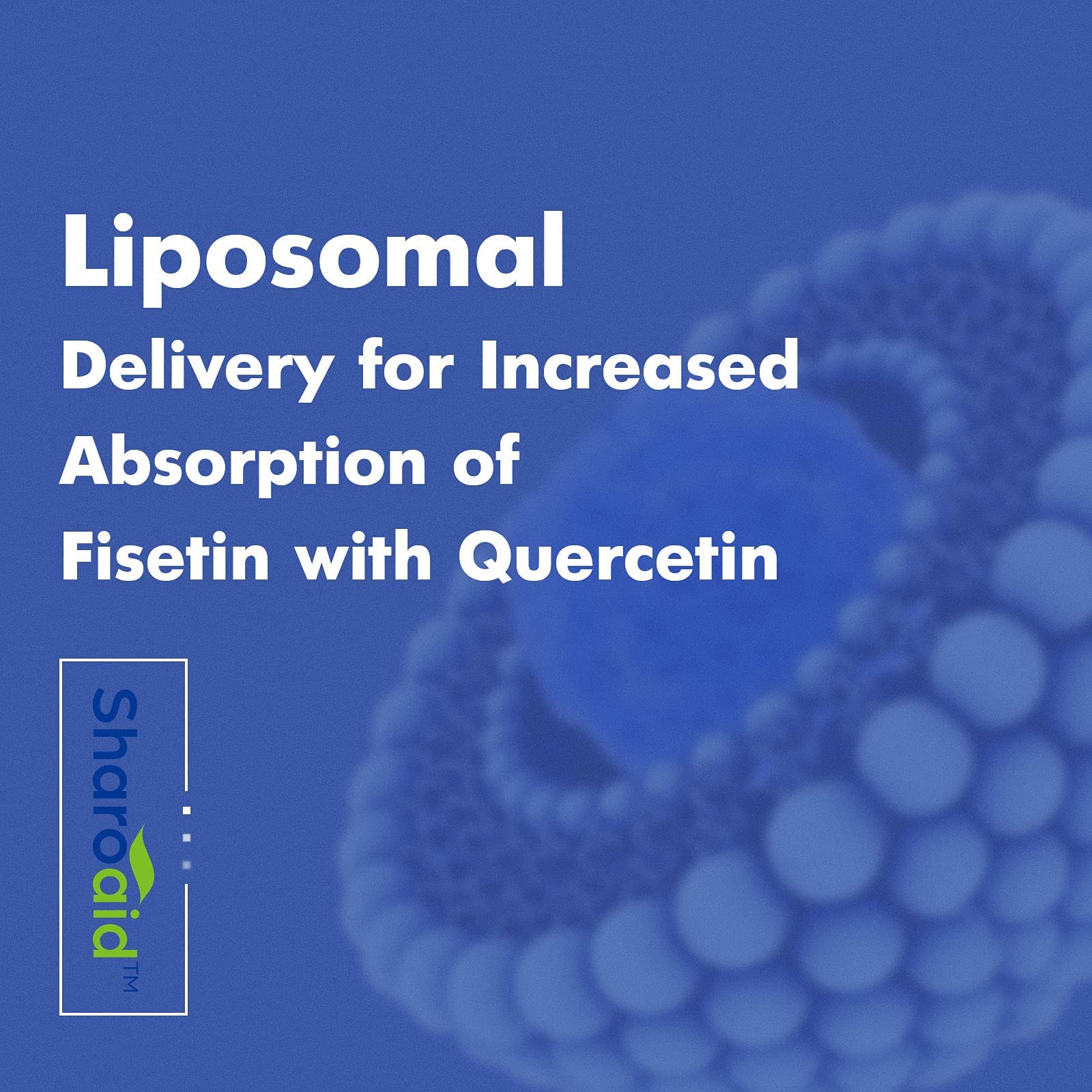 Sharoaid diagrama liposomal ilustrando absorción mejorada celular