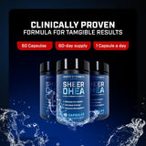 Sheer Strength Labs envase junto a certificados GMP que inspiran confianza