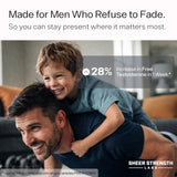 Sheer Strength Labs cápsulas en mano para visualizar tamaño y facilitar la ingesta