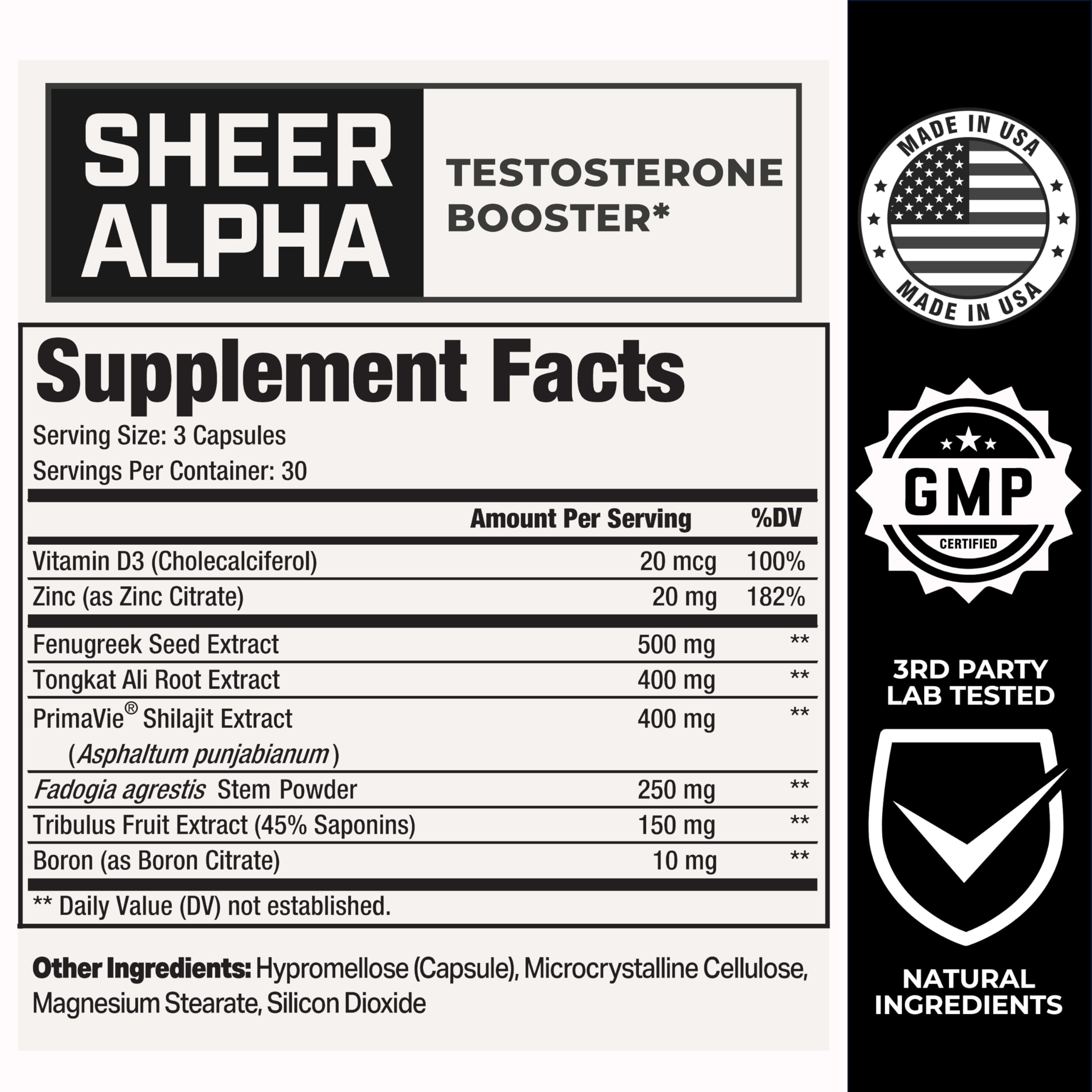 Sheer Strength Labs botella abierta junto a vasos de agua para recordar la toma diaria