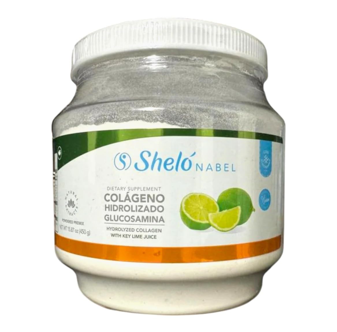 Sheló NABEL envase frontal mostrando etiqueta y beneficios para la piel