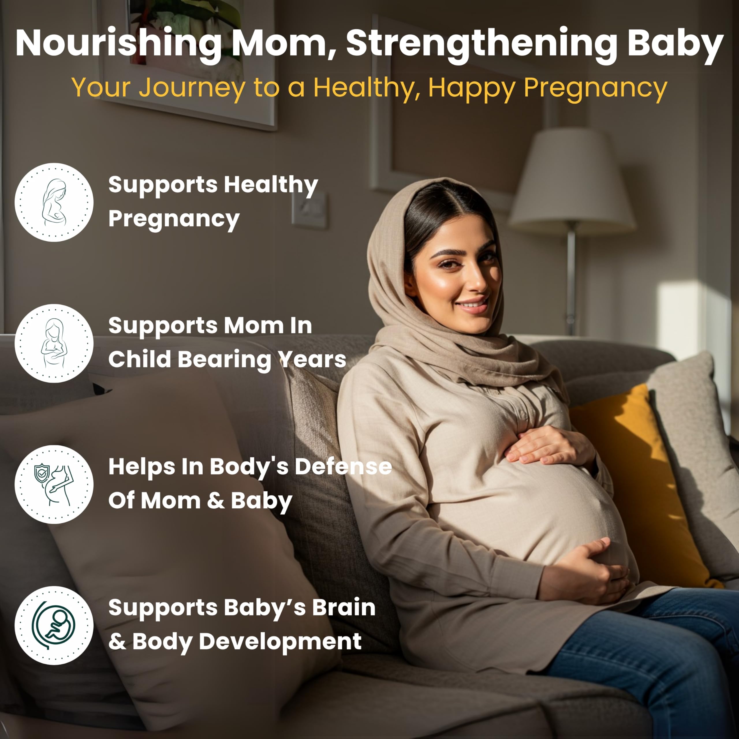 SHIFAA NUTRITION etiqueta con lista de ingredientes y altas concentraciones