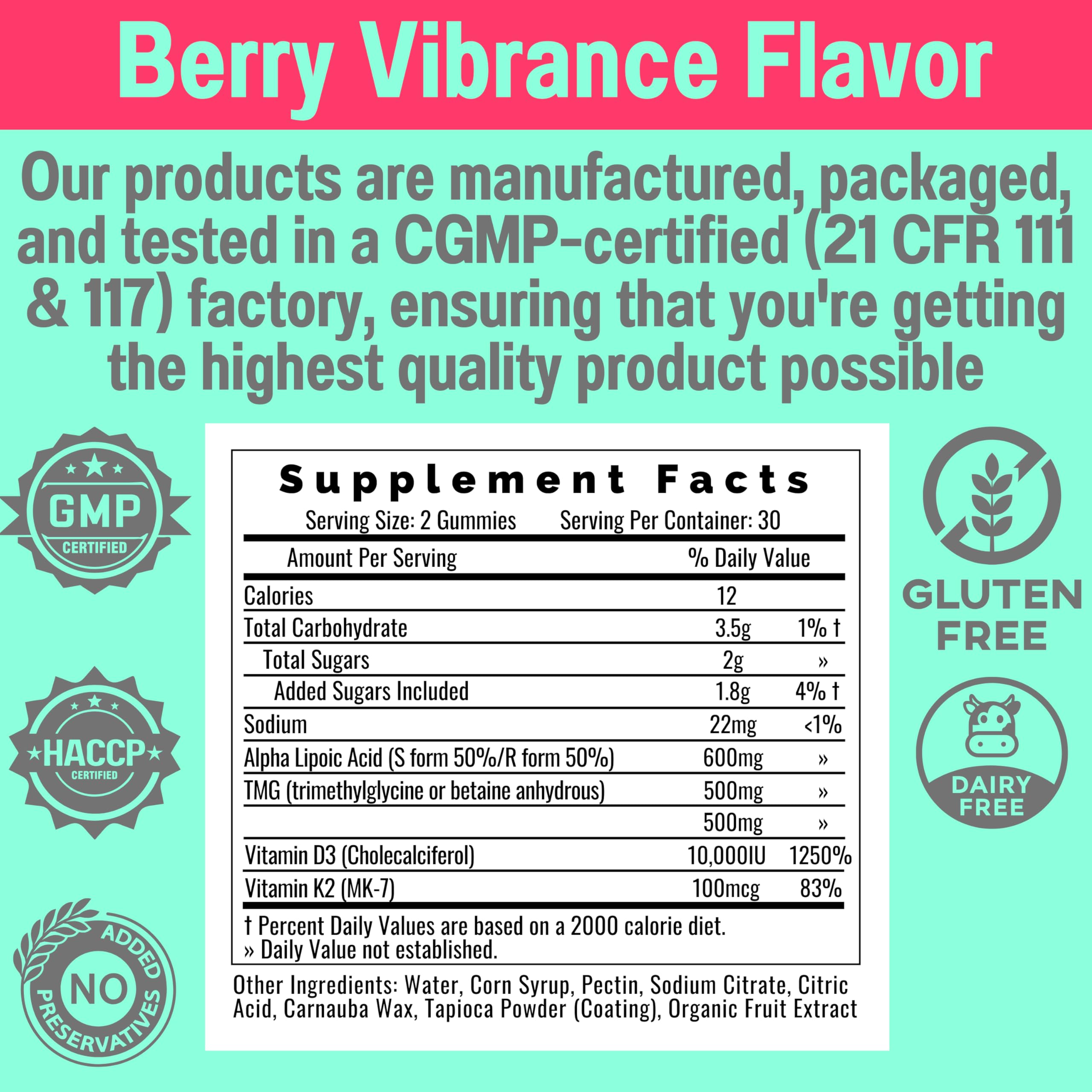 SHIZAM bol con gomitas Berry Vibrance, atractivo y toma conveniente
