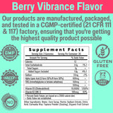 SHIZAM bol con gomitas Berry Vibrance, atractivo y toma conveniente