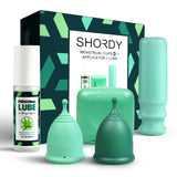 SHORDY embalaje frontal mostrando el kit completo y beneficios claros