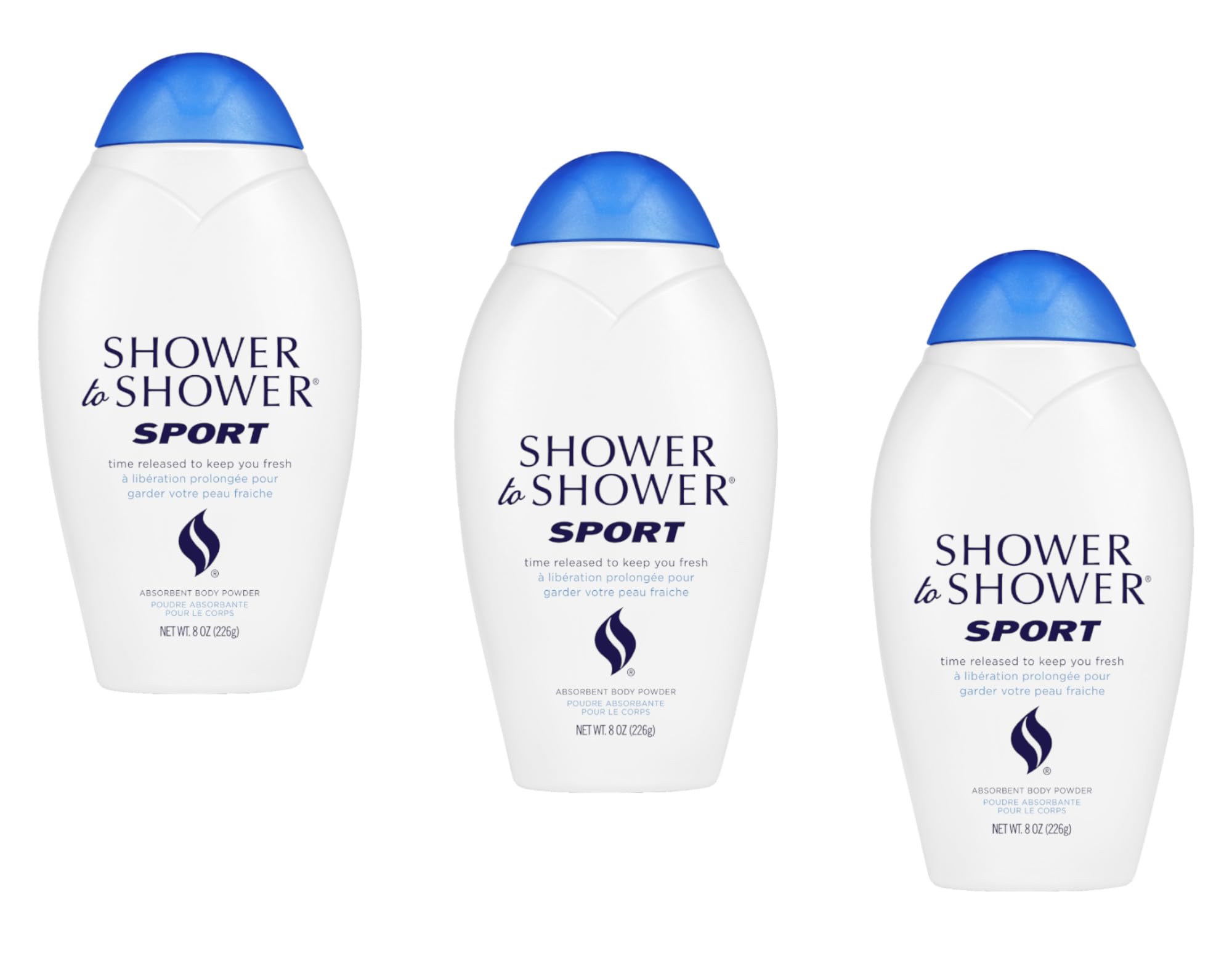 Shower To Shower envase frontal mostrando el diseño y beneficio de frescura