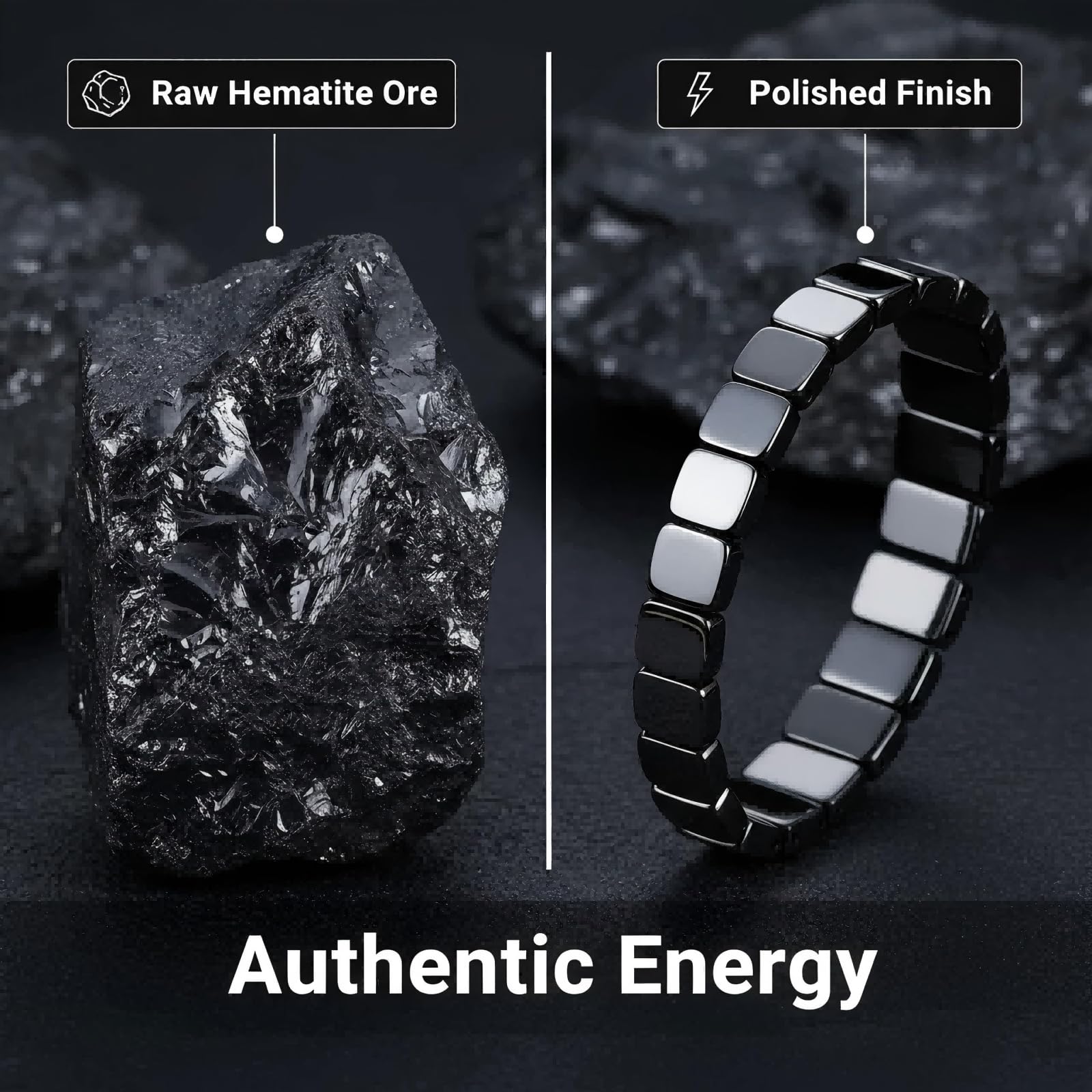 Shrandi pulsera junto a regla para comparar tamaño, referencia clara