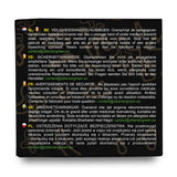 Siberian Green etiqueta mostrando origen Altái, información de procedencia clara