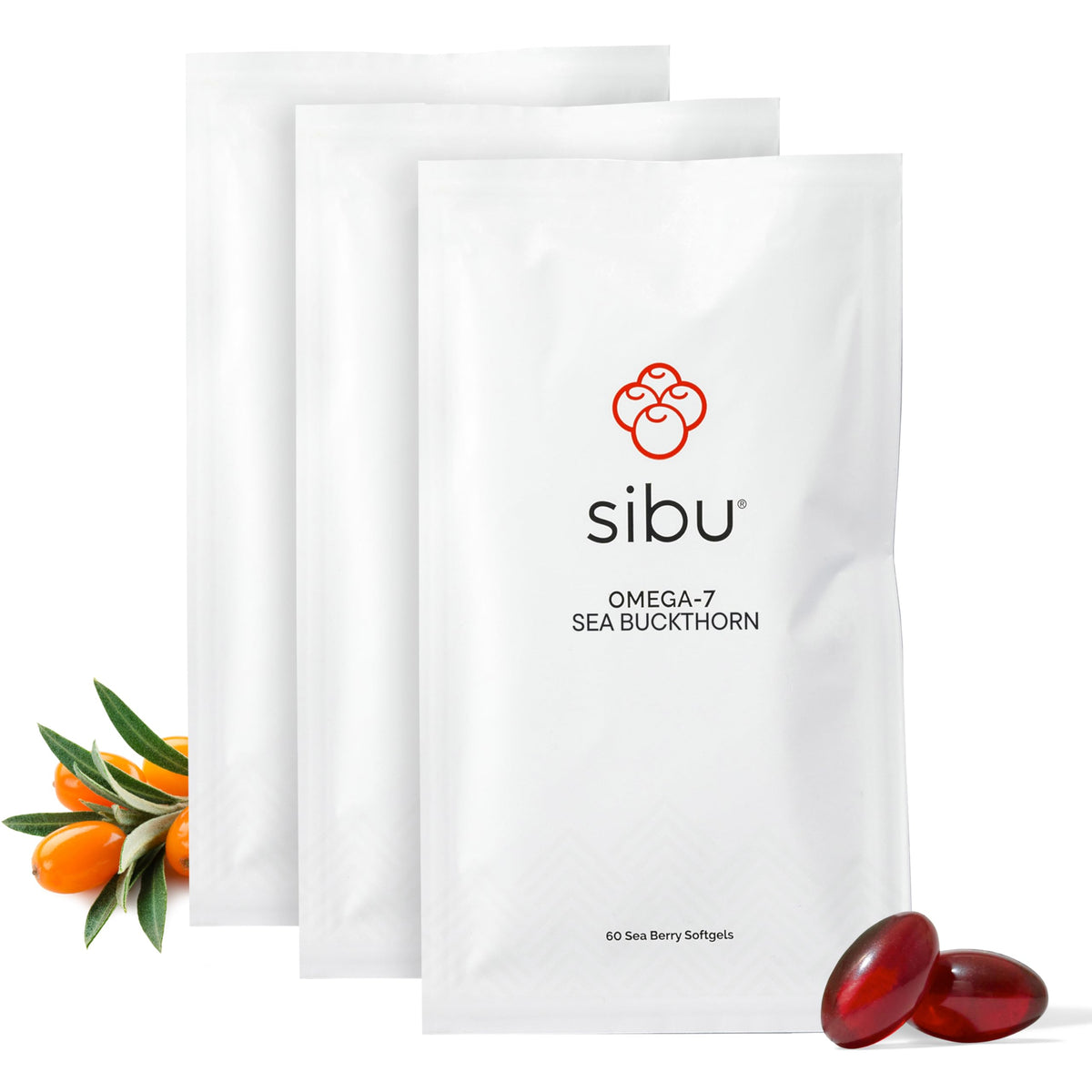 sibu envase frontal del repuesto 90 días mostrando sello orgánico y comercio justo