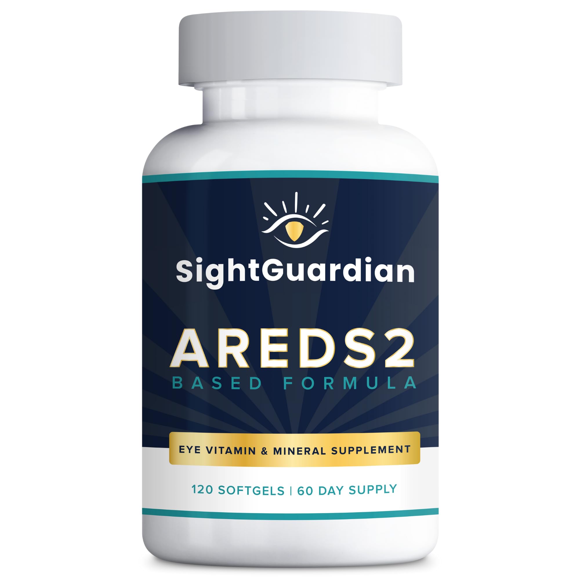 Sight Guardian frente del envase mostrando fórmula AREDS2 y beneficios